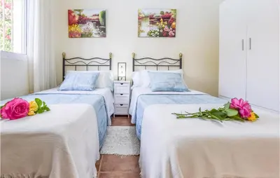 Cama o camas de una habitación en Nice Home In Córdoba With Wifi