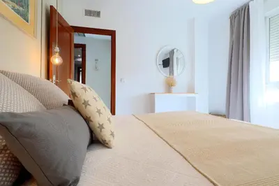 Cama o camas de una habitación en *New* Cerca de la Mezquita