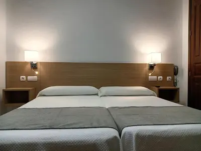 Cama o camas de una habitación en Don Paula