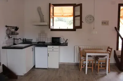 Una cocina o zona de cocina en El Balcón del Huéznar