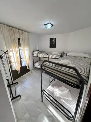 Cama o camas de una habitación en Casa centro casco histórico