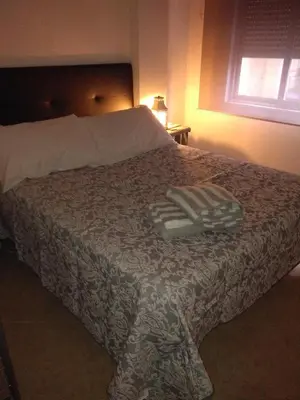 Cama o camas de una habitación en Apartamento Avenida Parque