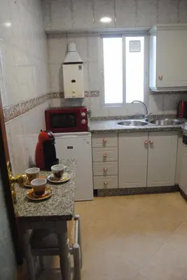 Una cocina o zona de cocina en Apartamento Avenida Parque