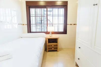 Cama o camas de una habitación en Duplex with terrace- 5Bd 3Bth- Center