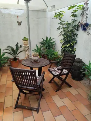 Jardín al aire libre en El Mirador Altos de Santa Ana