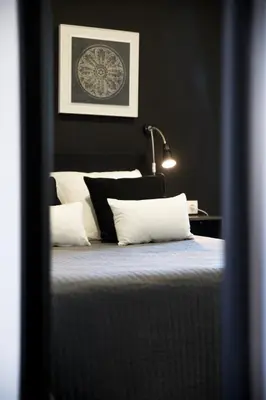 Cama o camas de una habitación en Casa Los Cuatro Soles