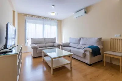 Una televisión o centro de entretenimiento en Fantástico Apartamento Junto a la Judería