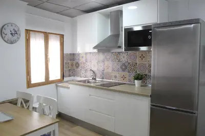 Una cocina o zona de cocina en Apartamento María