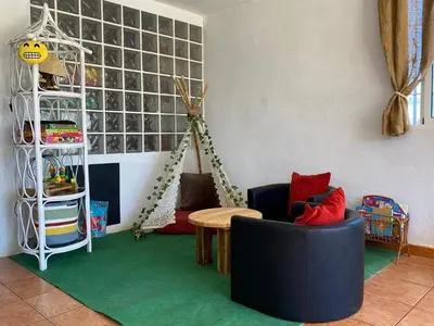 Zona de estar de Finca Pil - Casa rural con piscina
