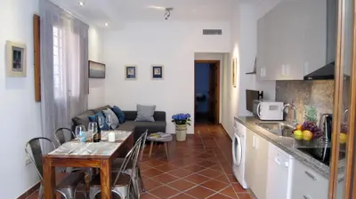 Una cocina o zona de cocina en Patio San Lorenzo