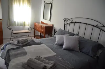 Cama o camas de una habitación en Casa Quico