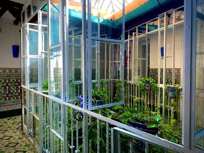 Jardín al aire libre en Hostal Lis