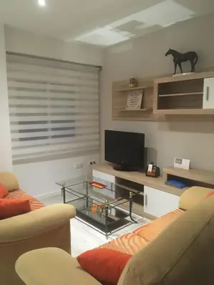 Una televisión o centro de entretenimiento en Apartamento Silvia