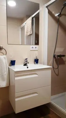 Un baño de Apart. Céntrico San Miguel