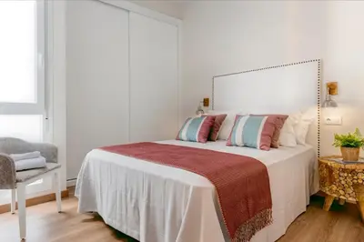 Cama o camas de una habitación en Genteel Home Conde de Ibarra III