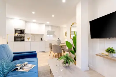 Una cocina o zona de cocina en Genteel Home Conde de Ibarra III