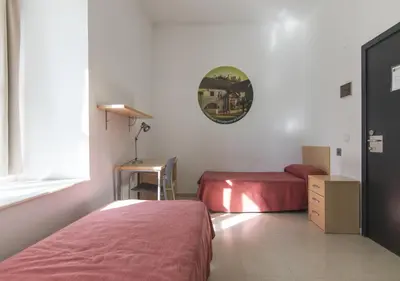 Cama o camas de una habitación en Albergue Inturjoven Córdoba
