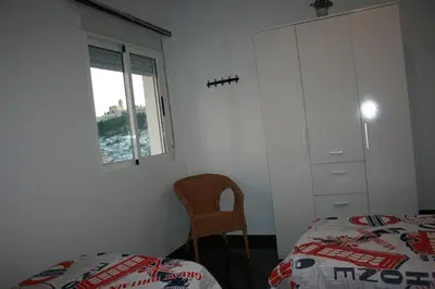 Cama o camas de una habitación en Mirador Tierra de Frontera