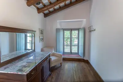 Cama o camas de una habitación en Cortijo Chacón