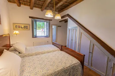Cama o camas de una habitación en Cortijo Chacón