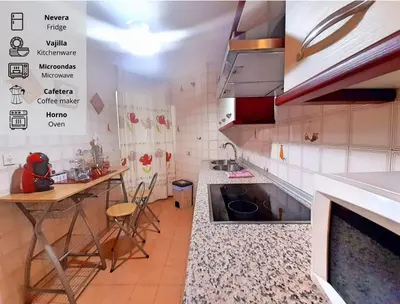 Una cocina o zona de cocina en Apartamento Patios de San Lorenzo