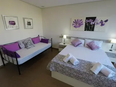 Cama o camas de una habitación en Gran Bulevar