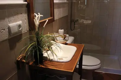 Un baño de La Casa del Río