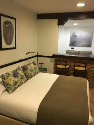 Cama o camas de una habitación en La Casa del Río