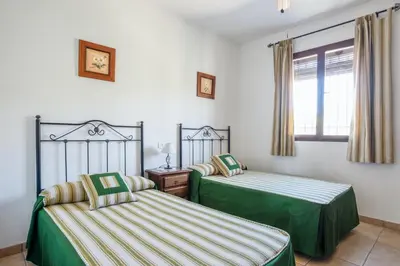 Cama o camas de una habitación en Comfortable House in Carcabuey with Private Pool
