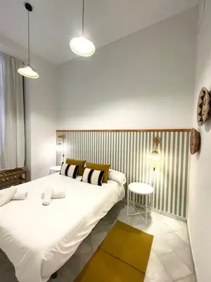 Cama o camas de una habitación en New Samay Hostel