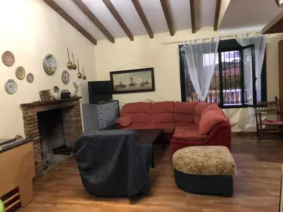 Zona de estar de Casa rural en Constantina