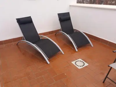 Plano de Atico con terraza en Alameda de Hercules