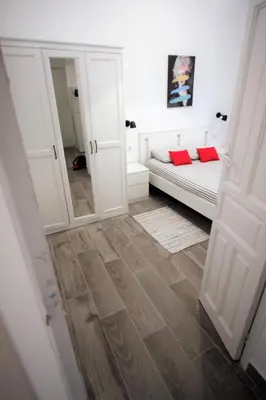 Cama o camas de una habitación en the apatment/el apartamento City centre