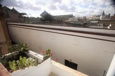 Un balcón o terraza de the apatment/el apartamento City centre