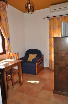 Zona de estar de Apartamentos Rurales Alcazaba de las Torres