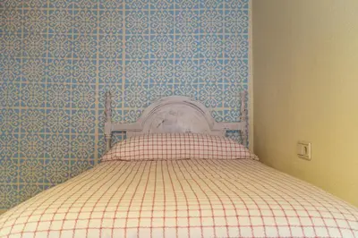 Cama o camas de una habitación en Casa Ruano