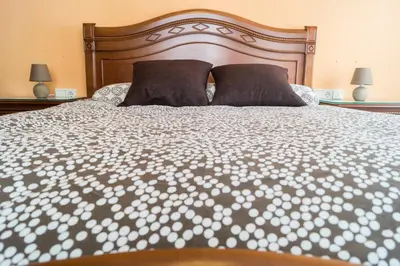 Cama o camas de una habitación en Casa Ruano