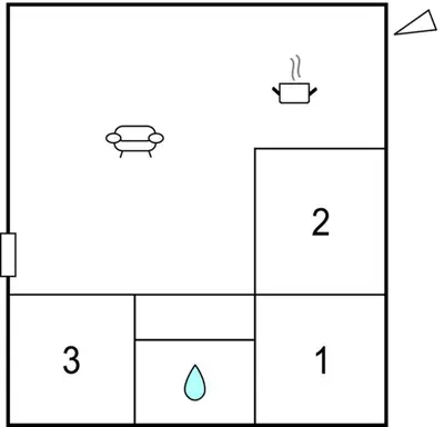 Plano de Awesome Home In Villanueva Del Duque