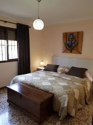 Cama o camas de una habitación en Cortijo de la Cruz