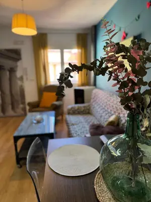 Zona de estar de Apartamentos Alcazar de Baeza