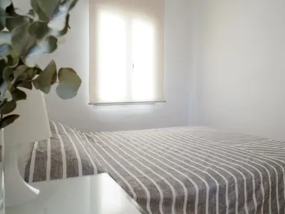 Cama o camas de una habitación en Apartamento en Judería La Murallita