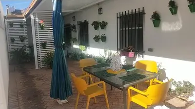 Zona de estar de Acogedora casa cerca de Córdoba