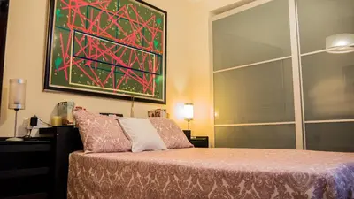 Cama o camas de una habitación en Apartamento El Salón