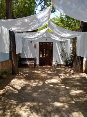 Jardín al aire libre en Finca El Naranjo