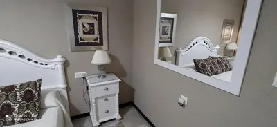 Cama o camas de una habitación en Alojamiento casa típica de Córdoba
