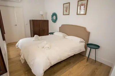 Cama o camas de una habitación en Casa Poeta Cordobés Ricardo Molina