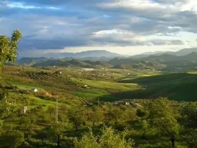 Paisaje cerca of this country house