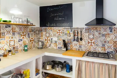 Una cocina o zona de cocina en Casa del Arrabal