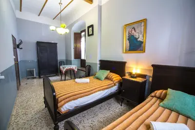 Cama o camas de una habitación en La Casa del Cura 1935