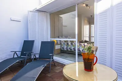 Zona de estar de DescubreHome Sol Town Center Private Terrace